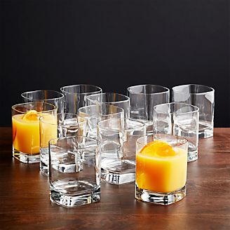 Strauss Double Old-Fashioned Glasses, Set of 12
