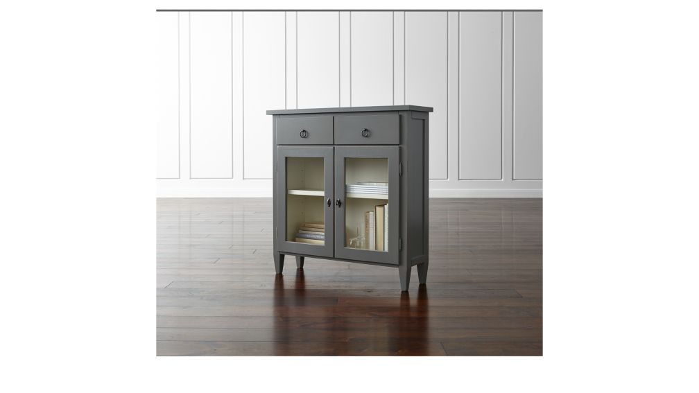 Stretto Grey Entryway + Reviews Crate and Barrel
