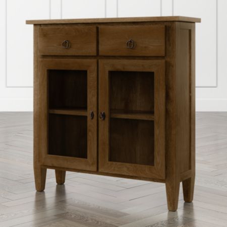Stretto Nero Noce Entryway Cabinet Reviews Crate And Barrel