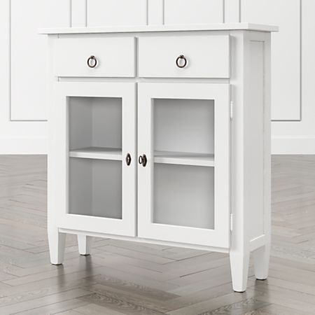 Stretto White Entryway Cabinet Reviews Crate And Barrel