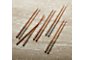 Striped Bamboo Chopstick, Set of 5 Pairs