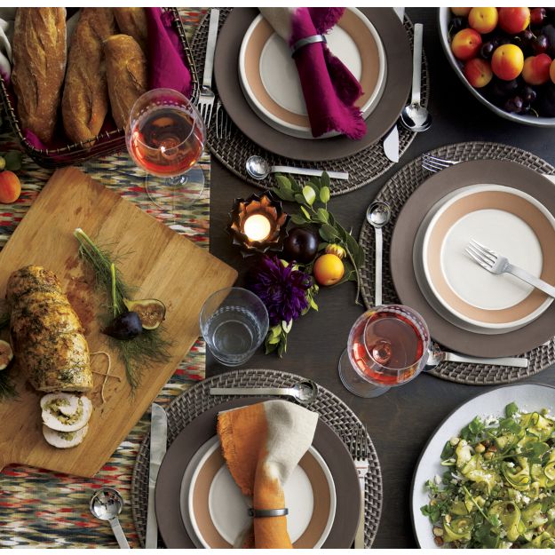 Wrap Black Napkin Ring + Reviews Crate and Barrel