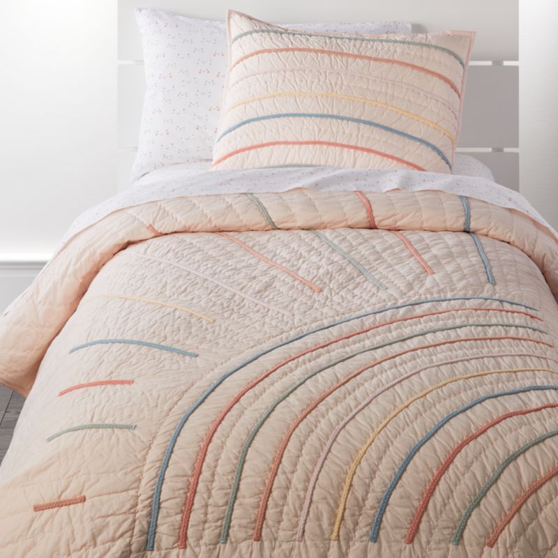 Sun Twin Pink Quilt Crate And Barrel