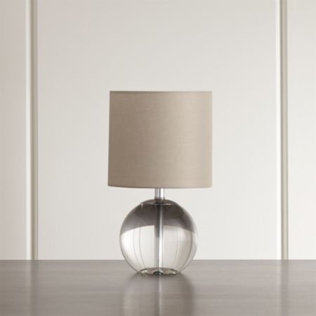 Sybil Globe Crystal Table Lamp Reviews Crate And Barrel