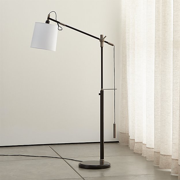 Sylvester Adjustable Floor Lamp Crate and Barrel