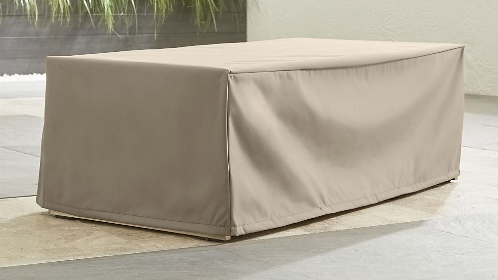 Outdoor Rectangular Coffee Table Cover | Crate and Barrel