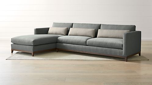 Build Your Own Sectional Crate And Barrel Taraval Sectional Sofas