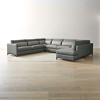 8 Way Hand Tied Sofas Crate And Barrel Taraval 4 Piece Right Per Sectional With Oak Base