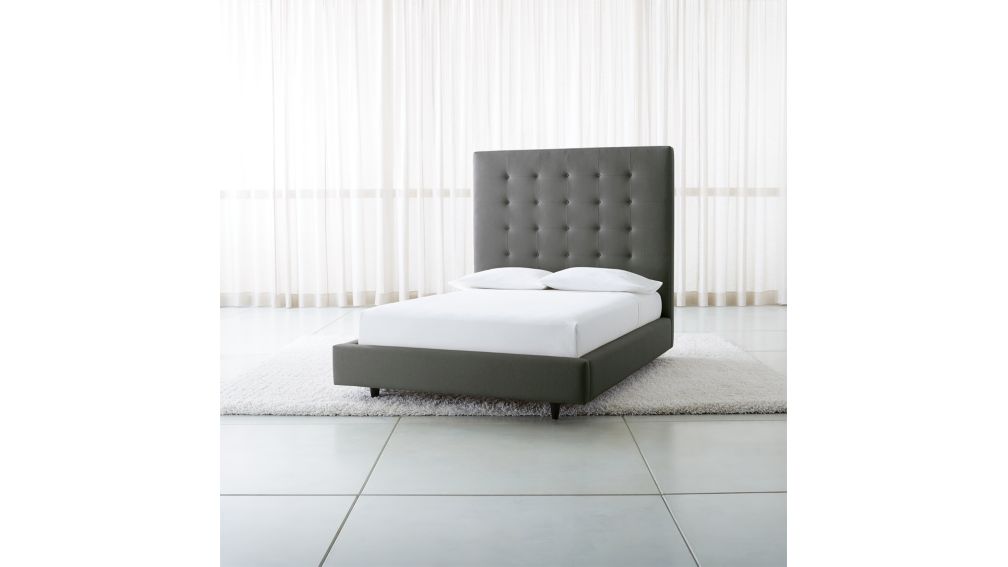 Tate Full Upholstered Bed 62" + Reviews Crate and Barrel Canada