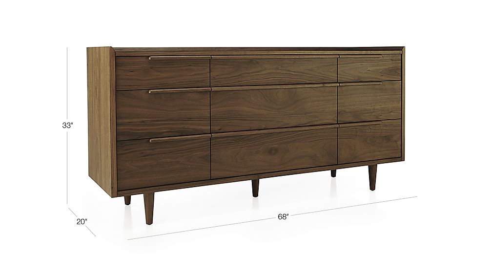 Tate 9 Drawer Dresser Reviews Crate And Barrel