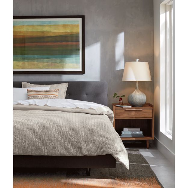 Shaye Blue Table Lamp Crate and Barrel