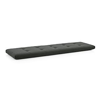 Top Quality Bedroom Furniture Crate And Barrel Tate Bench Charcoal Cushion