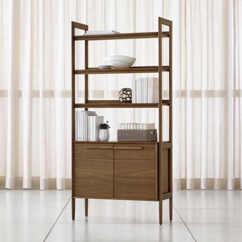 Tate Bookcase Cabinet Reviews Crate And Barrel