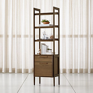 Filing Cabinets Credenzas Find The Perfect One For You Crate Tate Bookcase File Cabinet