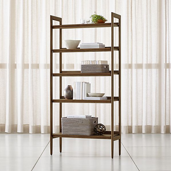 Tate Wide Bookcase Reviews Crate And Barrel