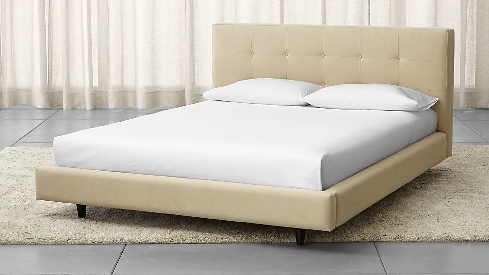 tate upholstered bed 38"