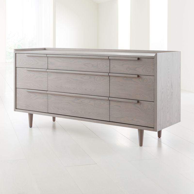 Tate Stone 9 Drawer Dresser Reviews Crate And Barrel Canada