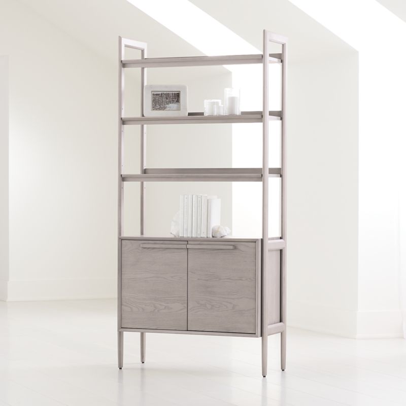 Tate Stone Bookcase + Reviews Crate and Barrel Canada