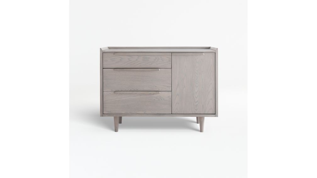 Tate Stone Small 3Drawer Chest + Reviews Crate and Barrel