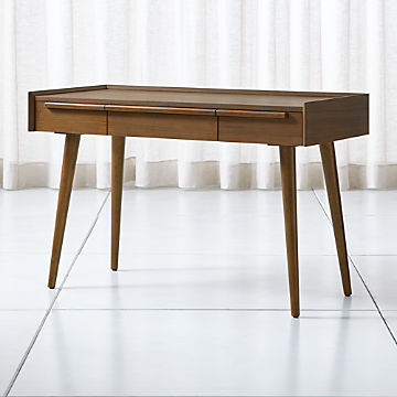 Wood Desks Crate And Barrel