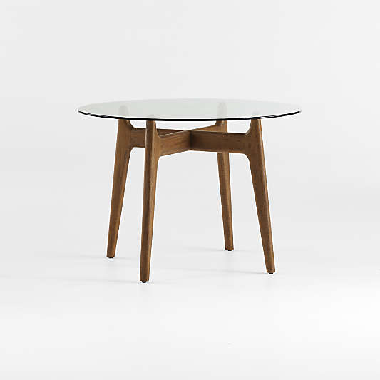 Round Glass Dining Tables | Crate and Barrel