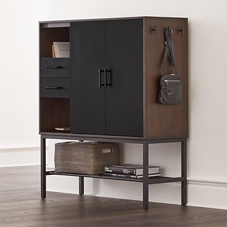 Tatum Entryway Shoe Storage Cabinet Reviews Crate And Barrel