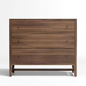 walnut changing table topper