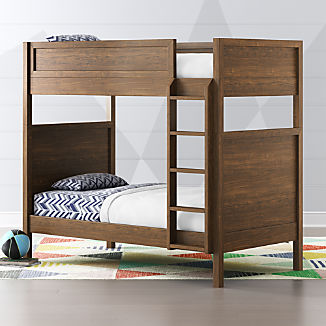 Kids Bunk Beds Loft Online Crate And Barrel Taylor Twin Walnut Bunk Bed