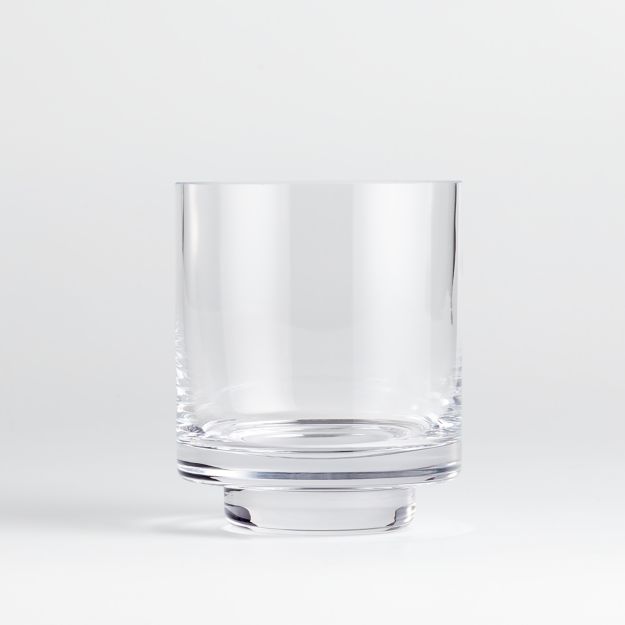 Taylor Small Glass Hurricane Candle Holder + Reviews Crate and Barrel