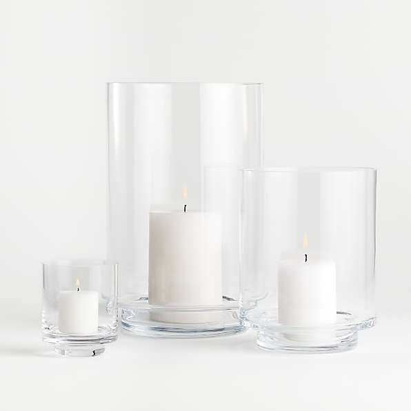 white candle tray