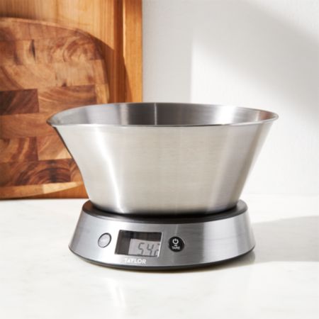 Taylor Measuring Bowl Digital Kitchen Scale Reviews Crate And