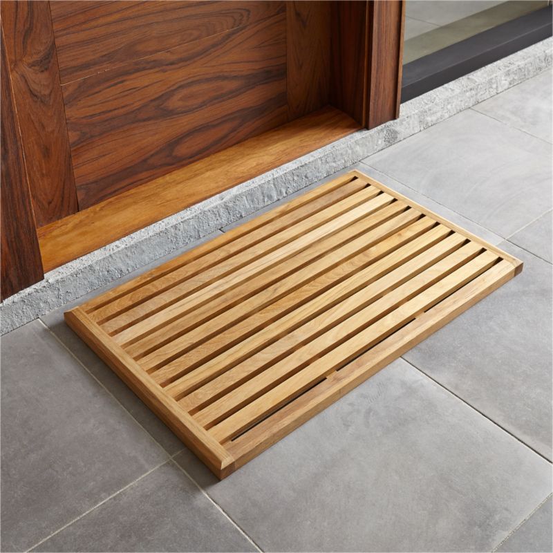 Teak Mat Reviews Crate And Barrel