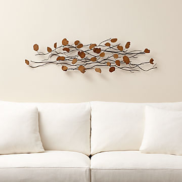 Wall Art Wood Metal And Fabric Designs Crate And Barrel