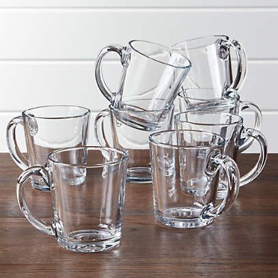 clear coffee mugs