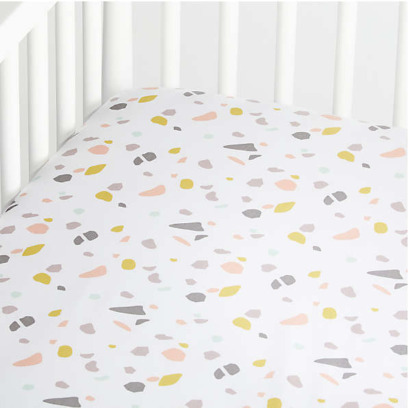 bright colored crib sheets