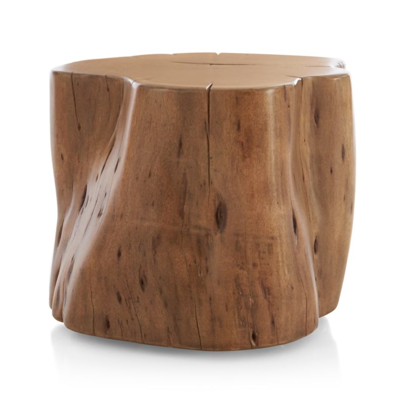 Teton Natural Solid Wood Accent Table