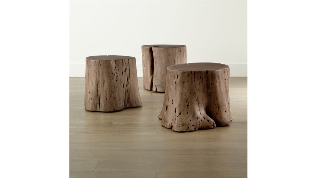 Teton Natural Solid Wood Accent Table Crate and Barrel