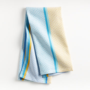 blue dish towels