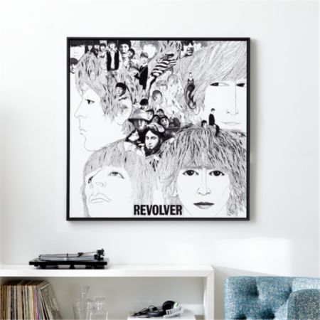 The Beatles Revolver Album Cover Print Reviews Crate And Barrel