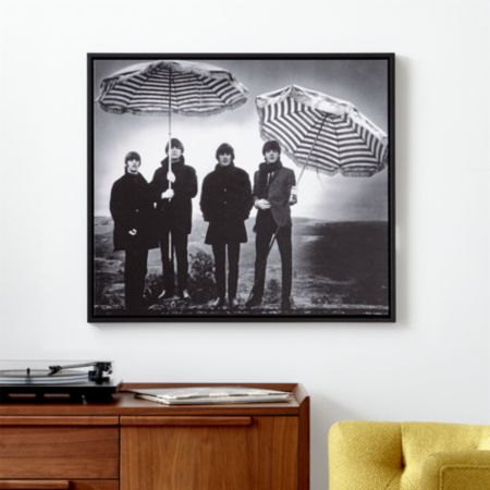 The Beatles Umbrellas In Scotland Print Crate And Barrel