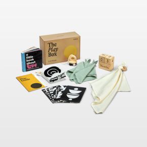 Image of Lalo The Play Box Montessori Inspired Baby Developmental Toys for 0-12 Weeks