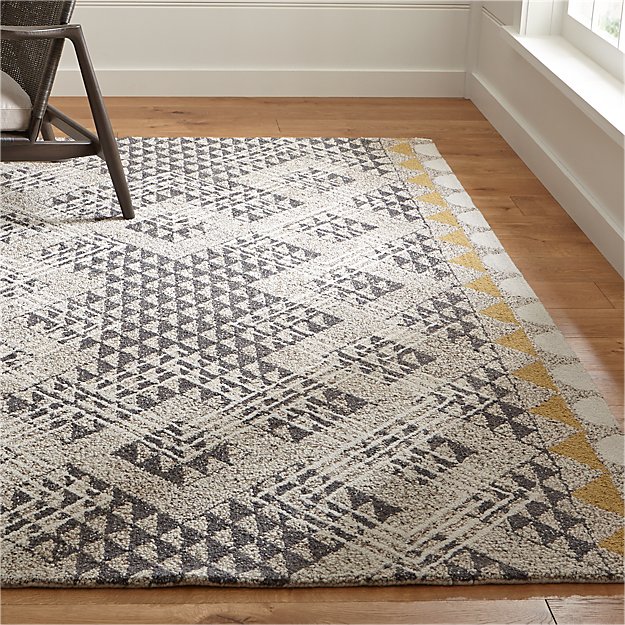 Thea Hand Hooked Wool Rug 6 X9 Reviews Crate And Barrel