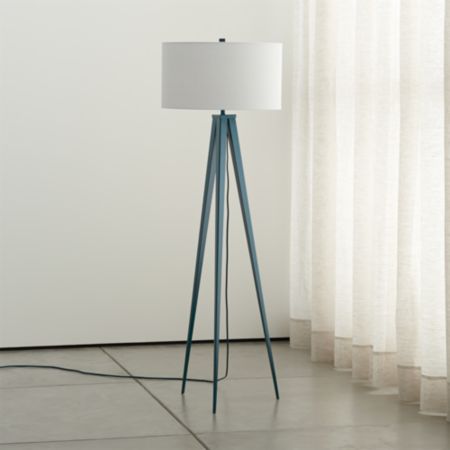 Theo Blue Floor Lamp