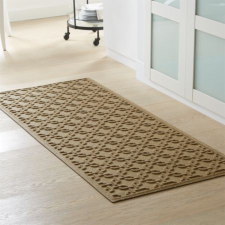 Thirsty Links Flax Doormat 30 X71 Crate And Barrel