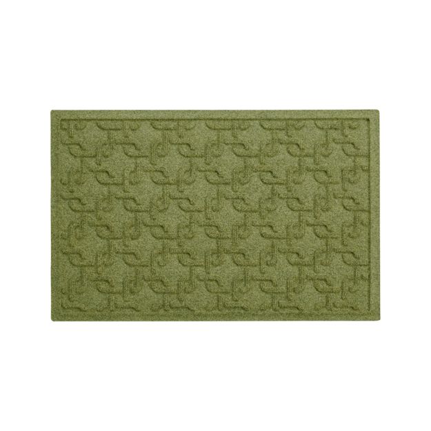 Thirsty Links Green Doormat 22 X34 Reviews Crate And Barrel