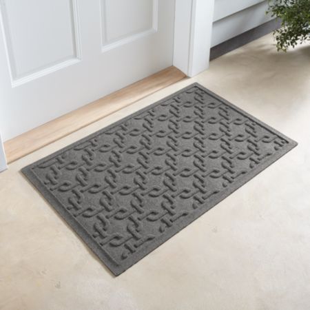 Thirsty Links Light Grey Doormat Crate And Barrel