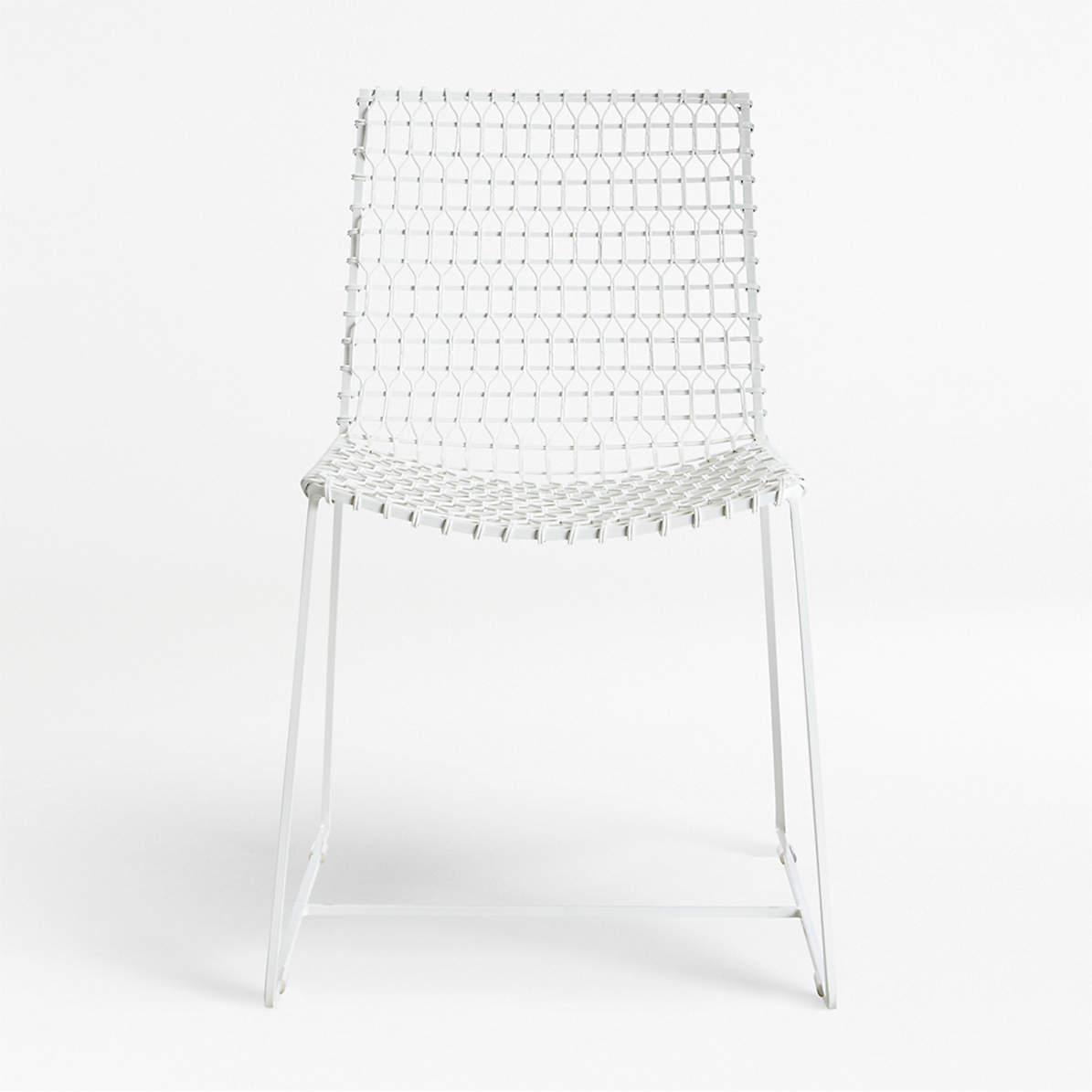 tig indooroutdoor white metal dining chair  reviews