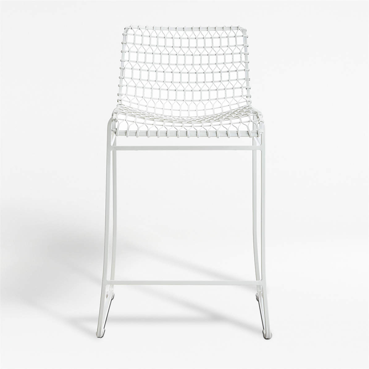 tig indooroutdoor white metal counter stool  reviews