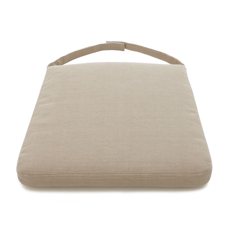 Tigris Natural Woven Side Chair Cushion Crate and Barrel
