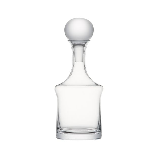 Tino Glass Whiskey Decanter Crate and Barrel